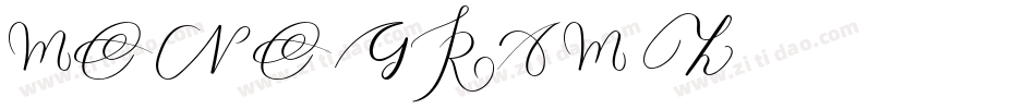 MONOGRAM Z字体转换